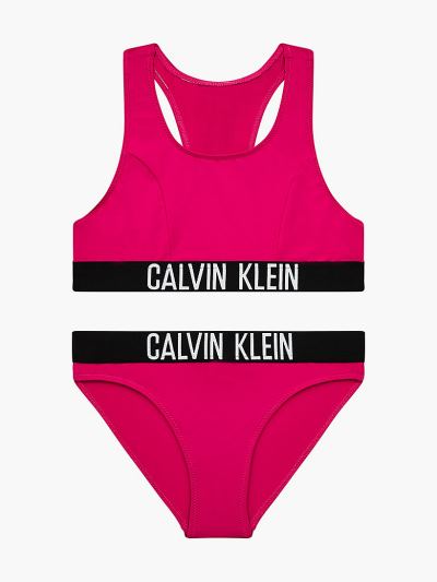Calvin Klein Ruhák HU414957 | Calvin Klein Intense Power Bralette Lány Bikini Szett Rózsaszín